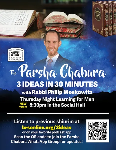 Rabbi Moskowitz Parsha Chabura