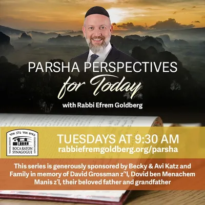 Parsha Perspectives